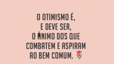 PALAVRA DE OTIMISMO